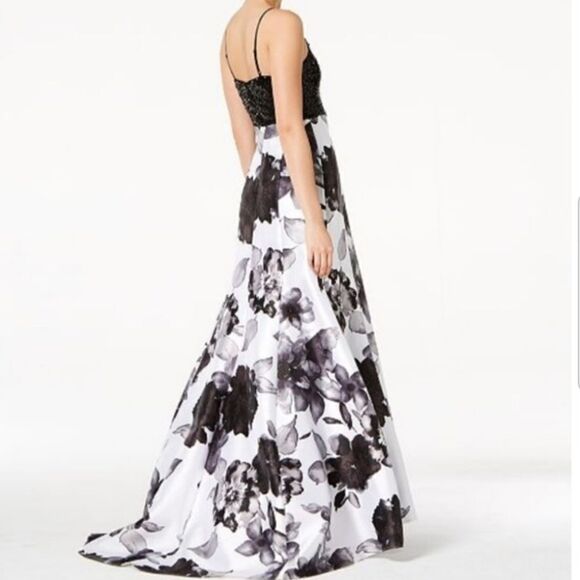 Jump Apparel Black and White Mermaid Shape Formal - Picture 2 of 15